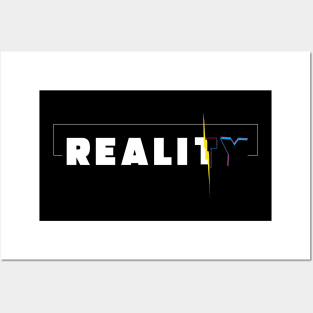 Reality glitch Posters and Art